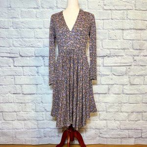 Rebecca Taylor Floral Fit & Flare Knee-Length Dress